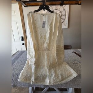 American Eagle Outfitters Cream Mini Dress
